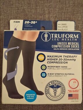 Truform Microfiber Medical Compression Socks